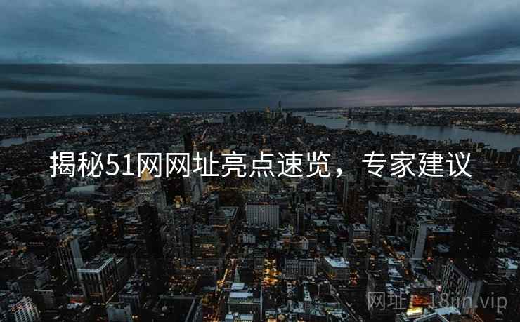 揭秘51网网址亮点速览，专家建议