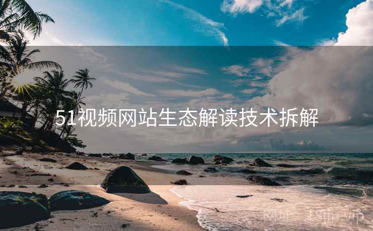 51视频网站生态解读技术拆解