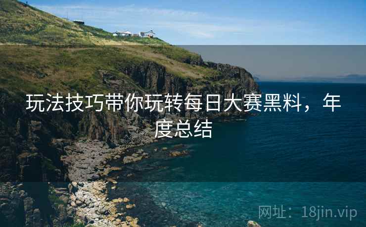 玩法技巧带你玩转每日大赛黑料，年度总结