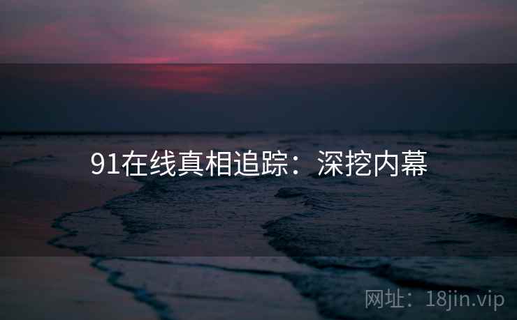 91在线真相追踪：深挖内幕